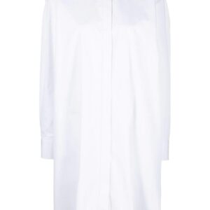 Alexander McQueen pleated poplin shirtdress