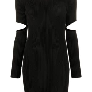 Philipp Plein cut-out ribbed mini dress