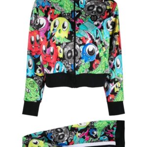 Philipp Plein Monsters graphic-print tracksuit-set