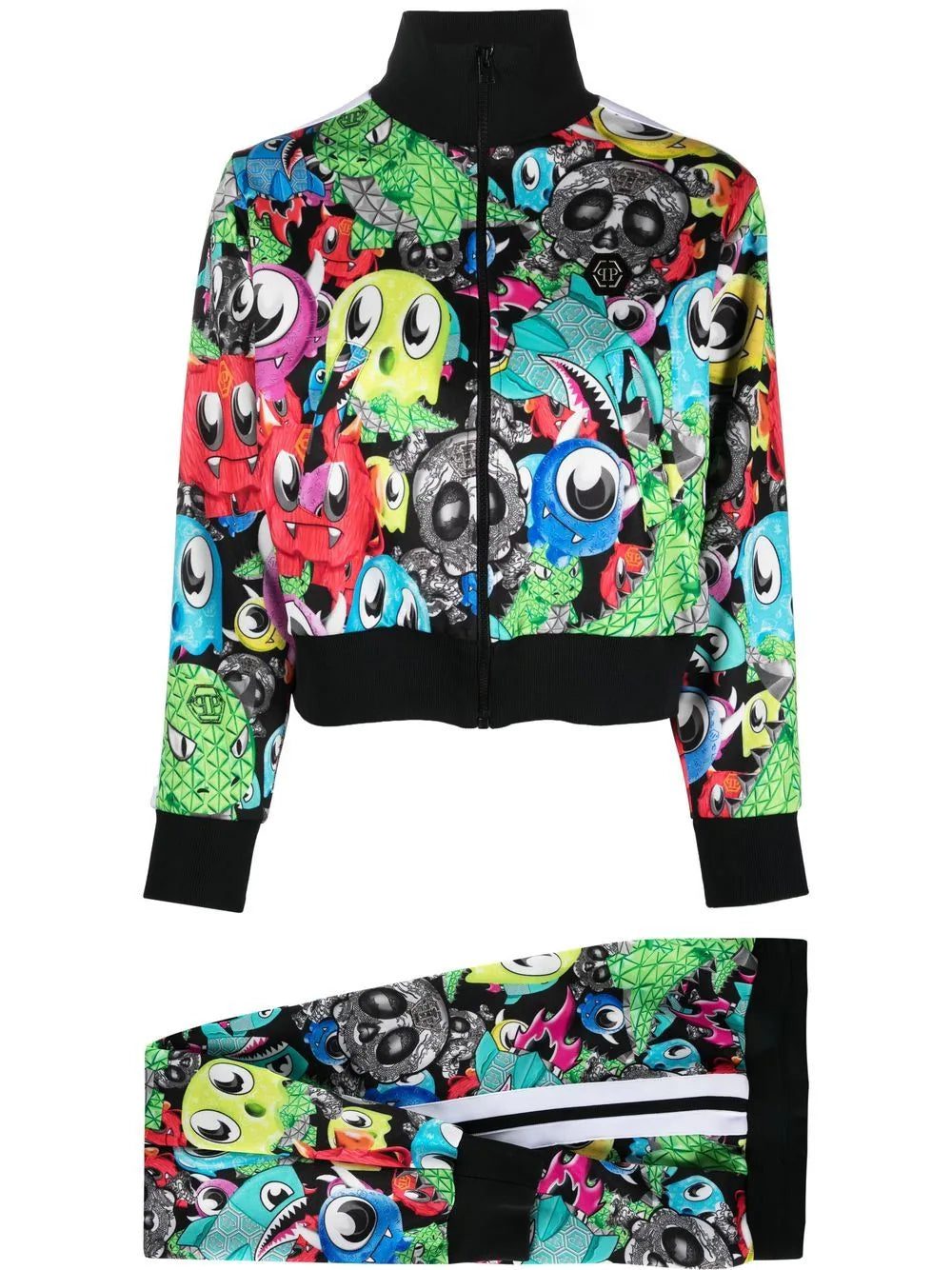 Philipp Plein Monsters graphic-print tracksuit-set