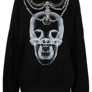 Philipp Plein  X-Ray crystal-embellished hoodie