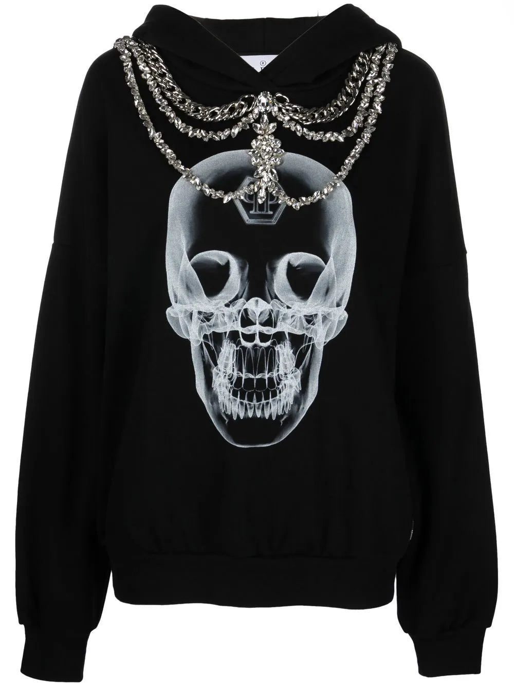 Philipp Plein X-Ray crystal-embellished hoodie