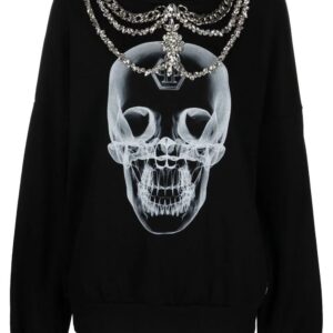 Philipp Plein  X-Ray crystal-embellished hoodie