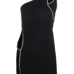Philipp Plein crystal embellished asymmetrical mini dress