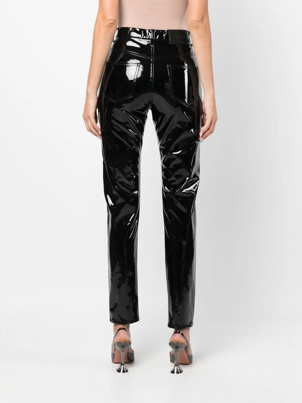 Philipp Plein Super-High waisted biker trousers - Image 4