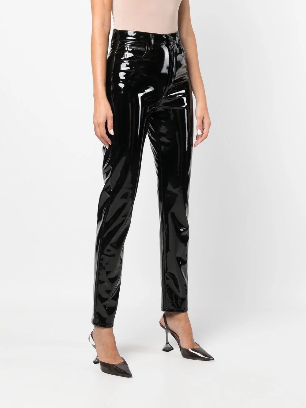 Philipp Plein Super-High waisted biker trousers - Image 3