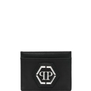 Philipp Plein Hexagon-plaque cardholder