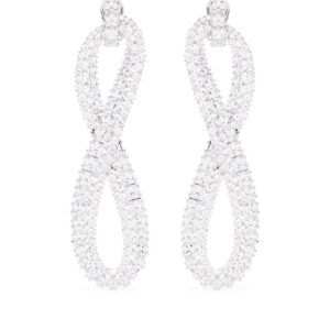 Swarovski  Hyperbola embellished clip-on earrings