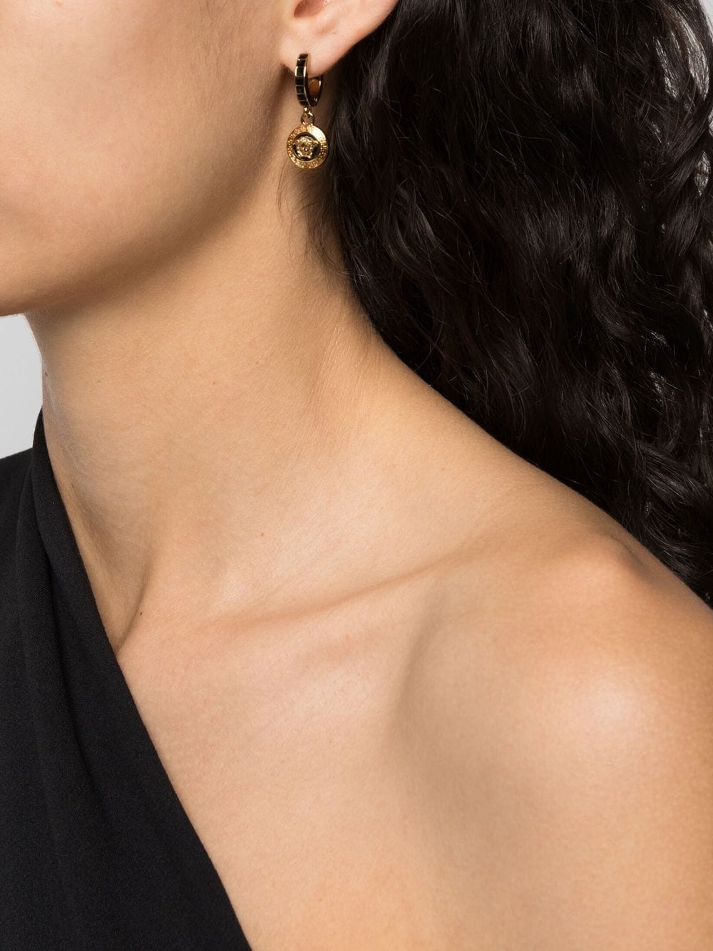 Versace Medusa-embellished hoop earrings - Image 2