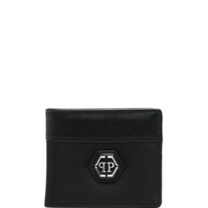 Philipp Plein Hexagon-plaque bifold wallet