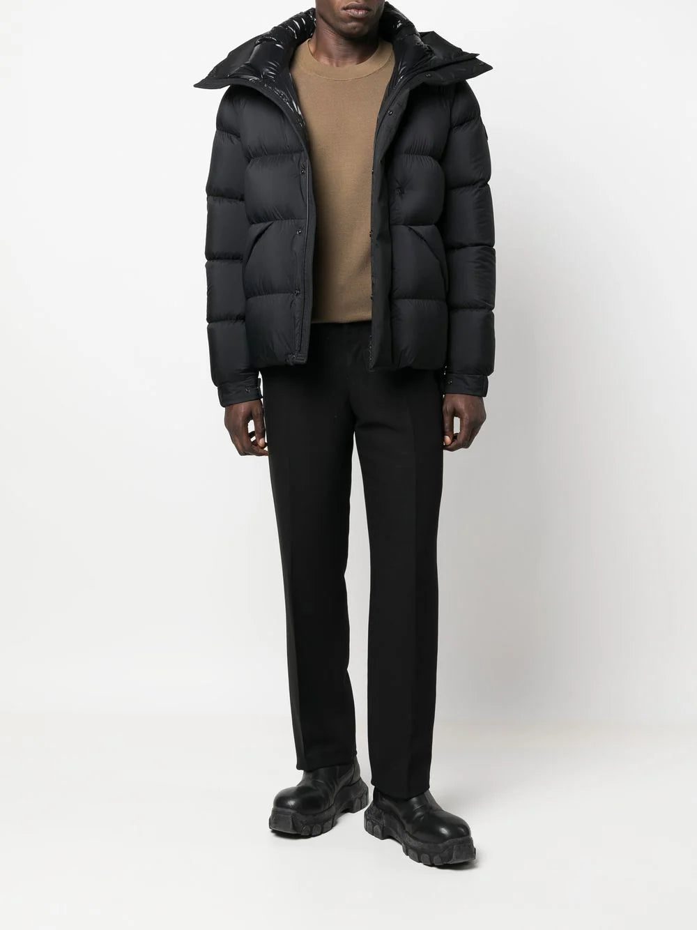 Moncler logo-embossed padded jacket - Image 2