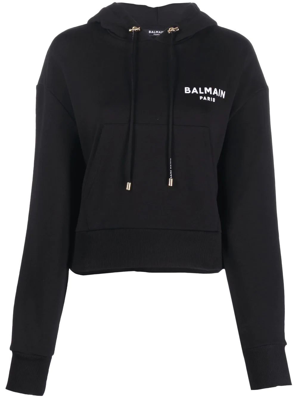 Balmain logo print drawstring hoodie