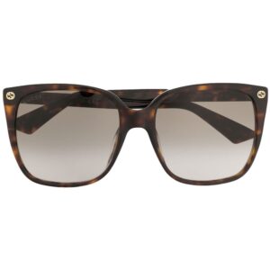 Gucci Eyewear tortoiseshell square-frame sunglasses