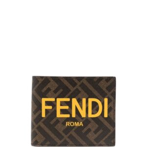 FENDI FF-logo print wallet
