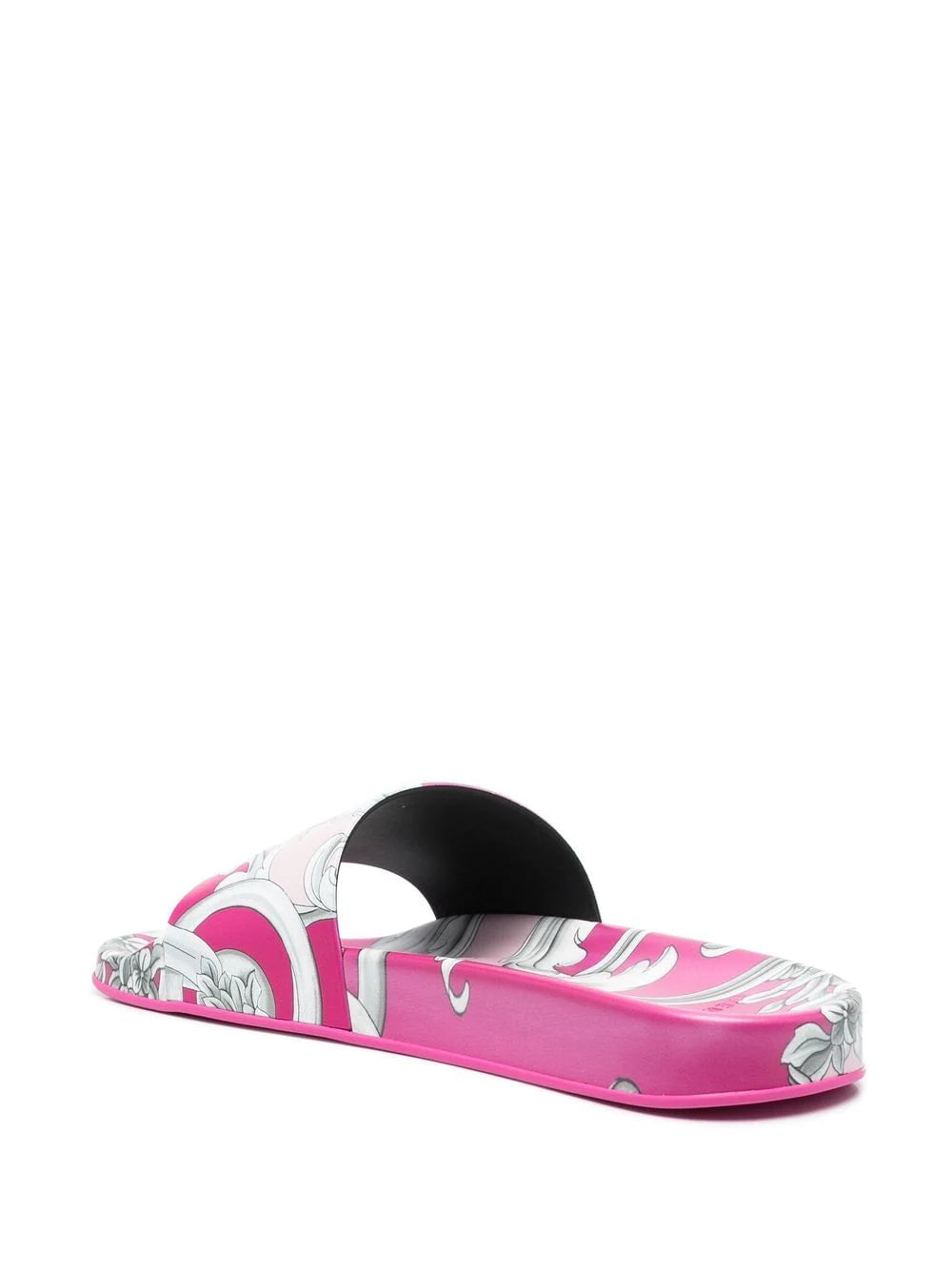 Versace Silver Baroque pool slides - Image 3