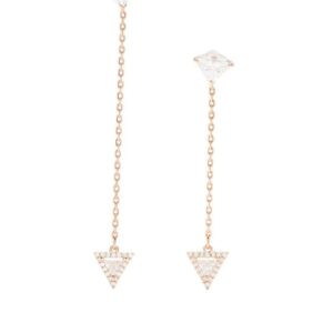 Swarovski  Ortyx triangle-cut drop earrings