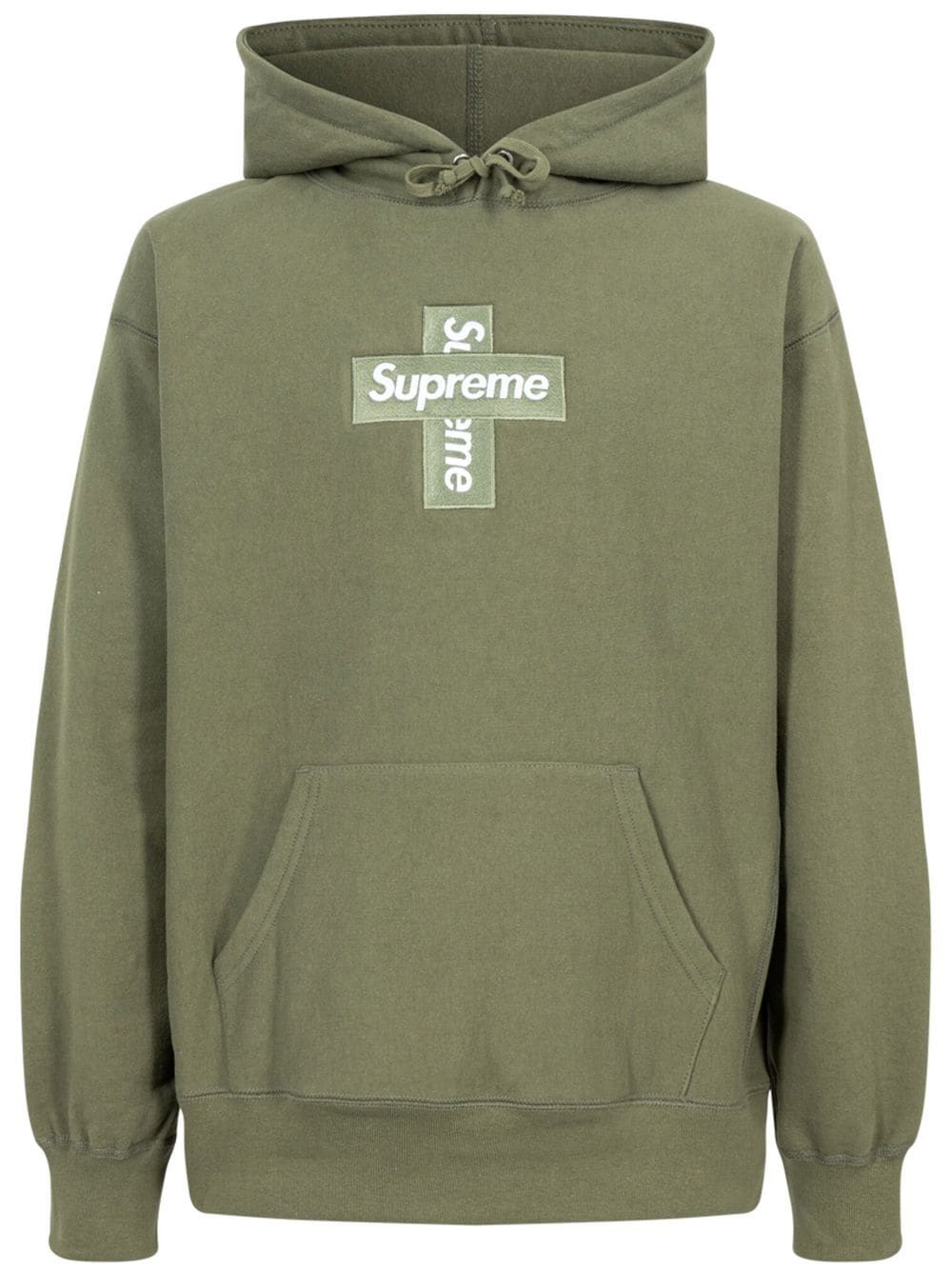 Supreme cross box logo hoodie