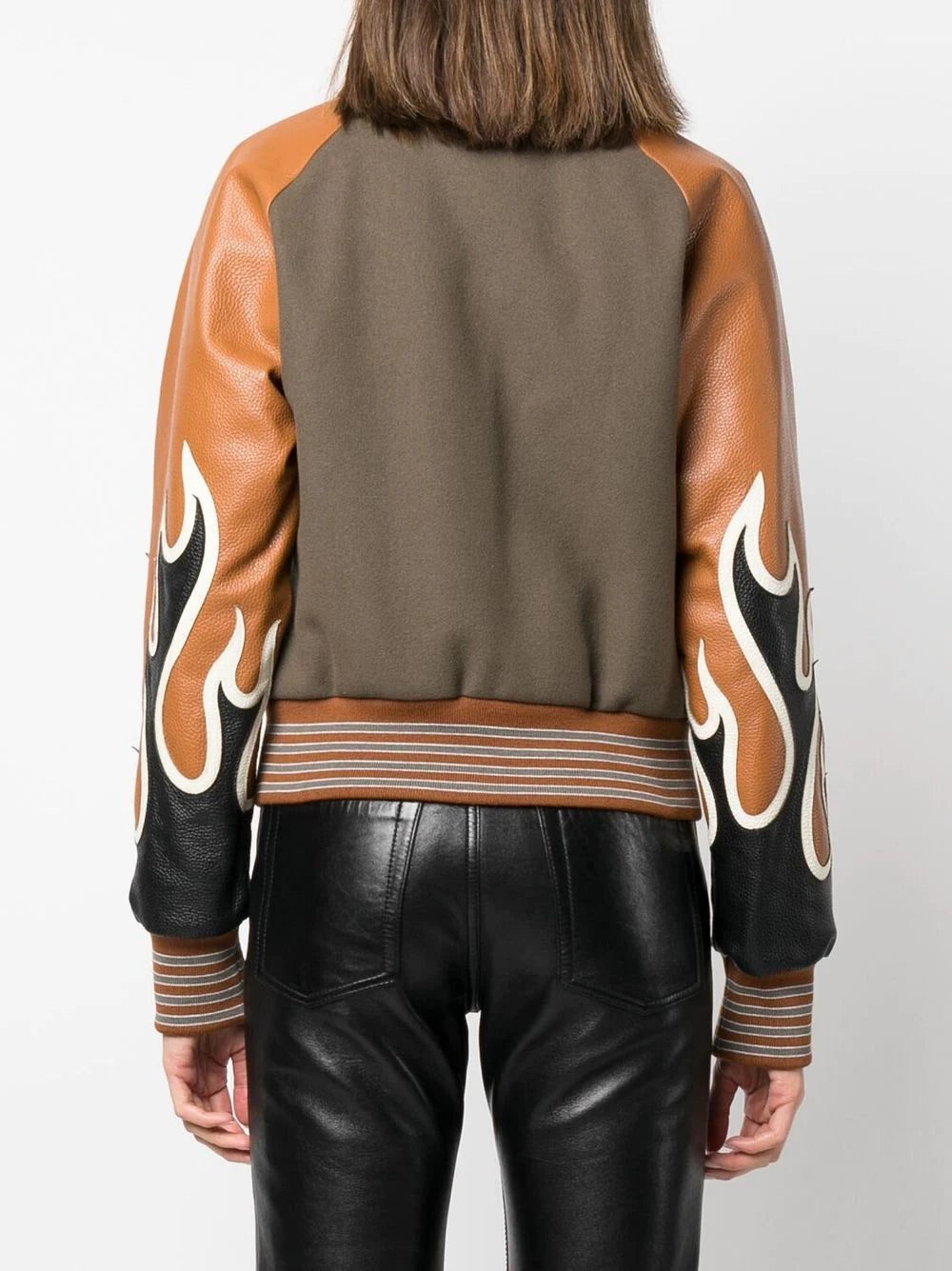 Palm Angels flame-print bomber jacket - Image 4