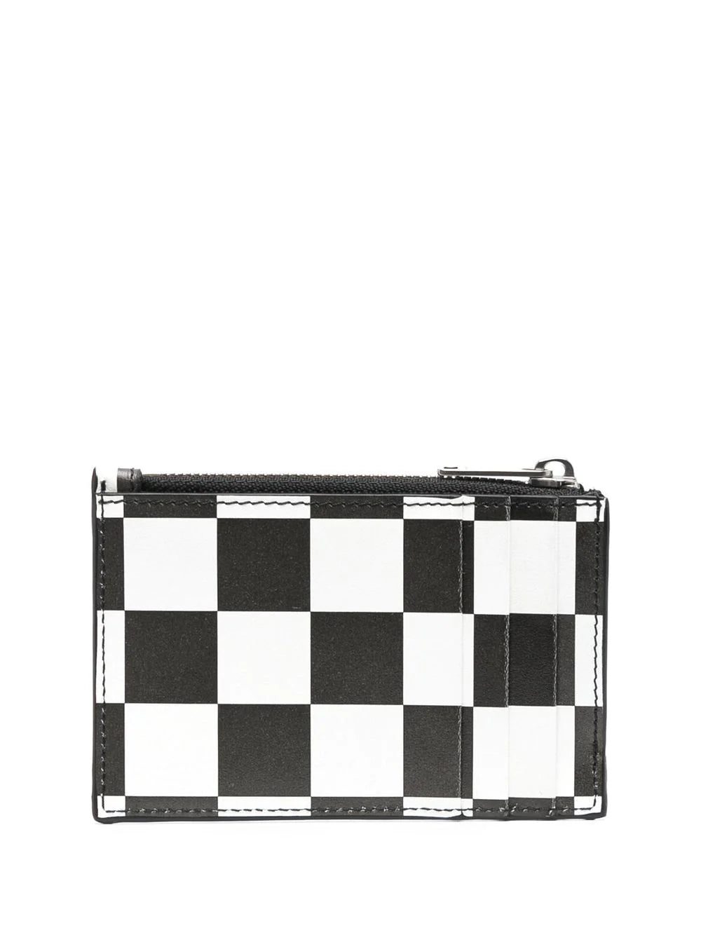 Palm Angels Damier check print cardholder - Image 2