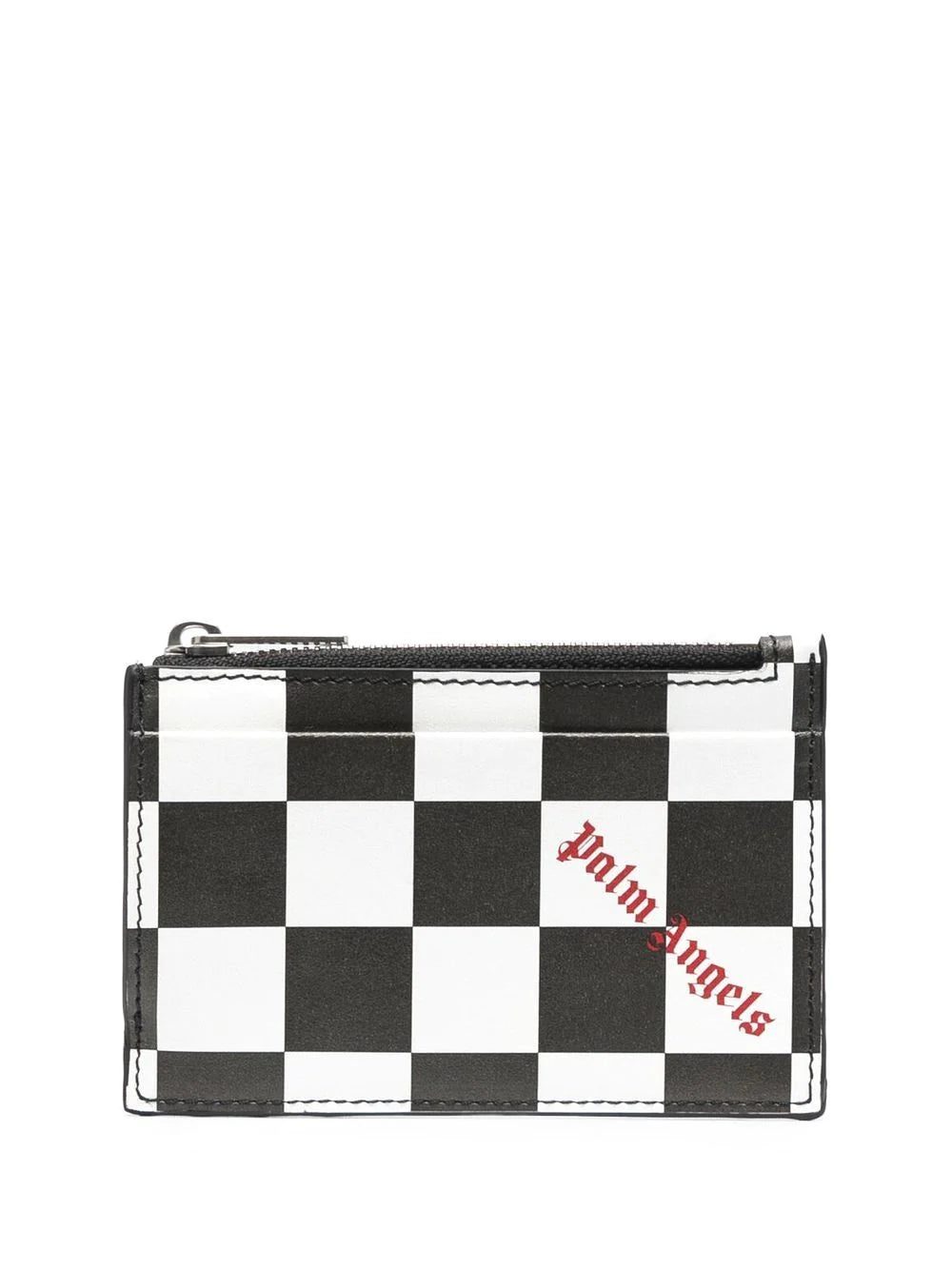 Palm Angels Damier check print cardholder