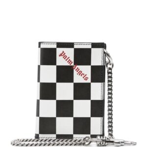 Palm Angels Damier checkered cardholder