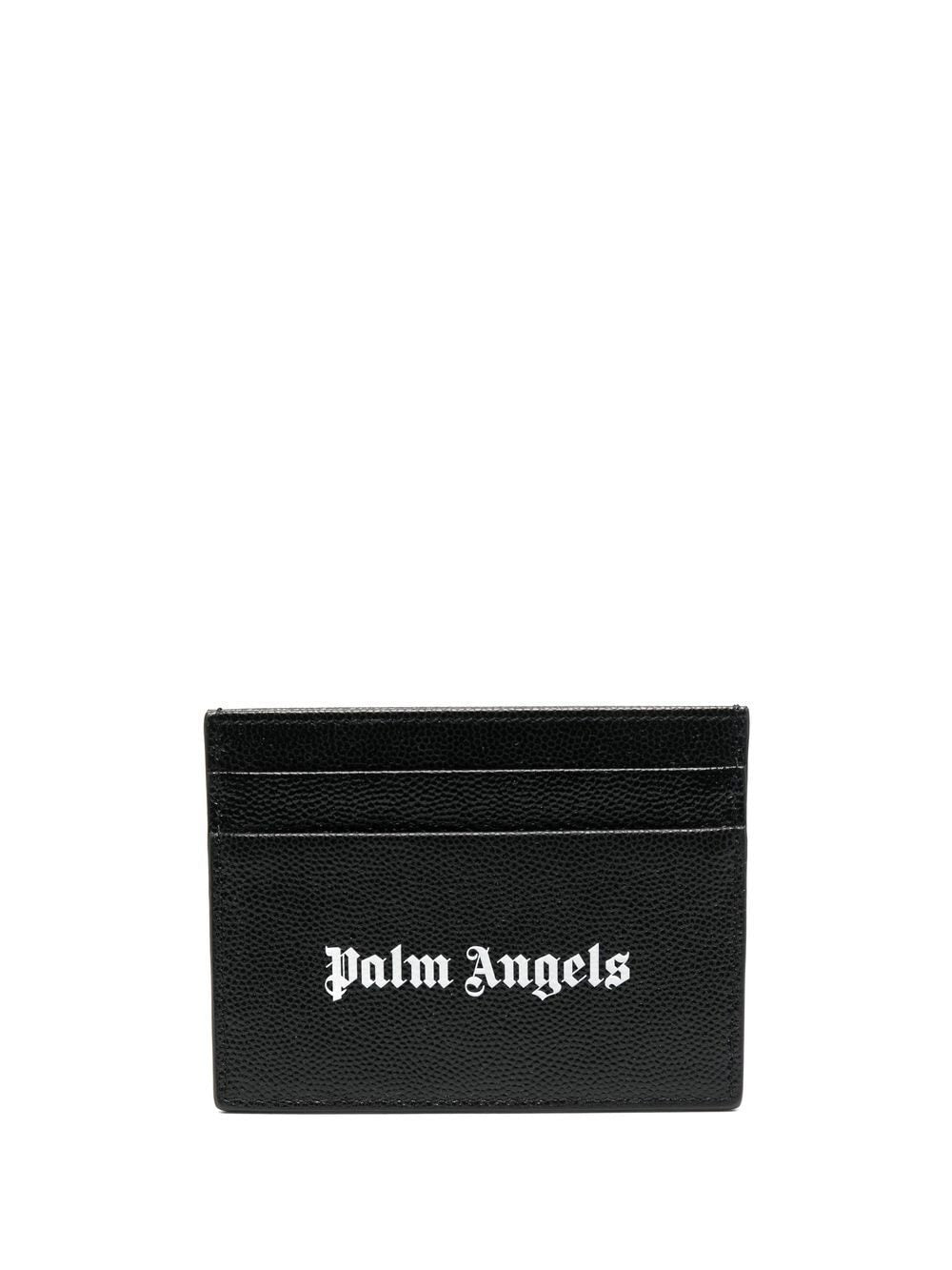 Palm Angels Gothic logo-print cardholder