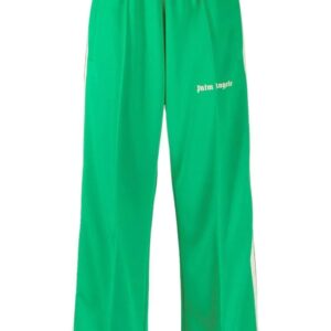 Palm Angels logo print cotton track pants