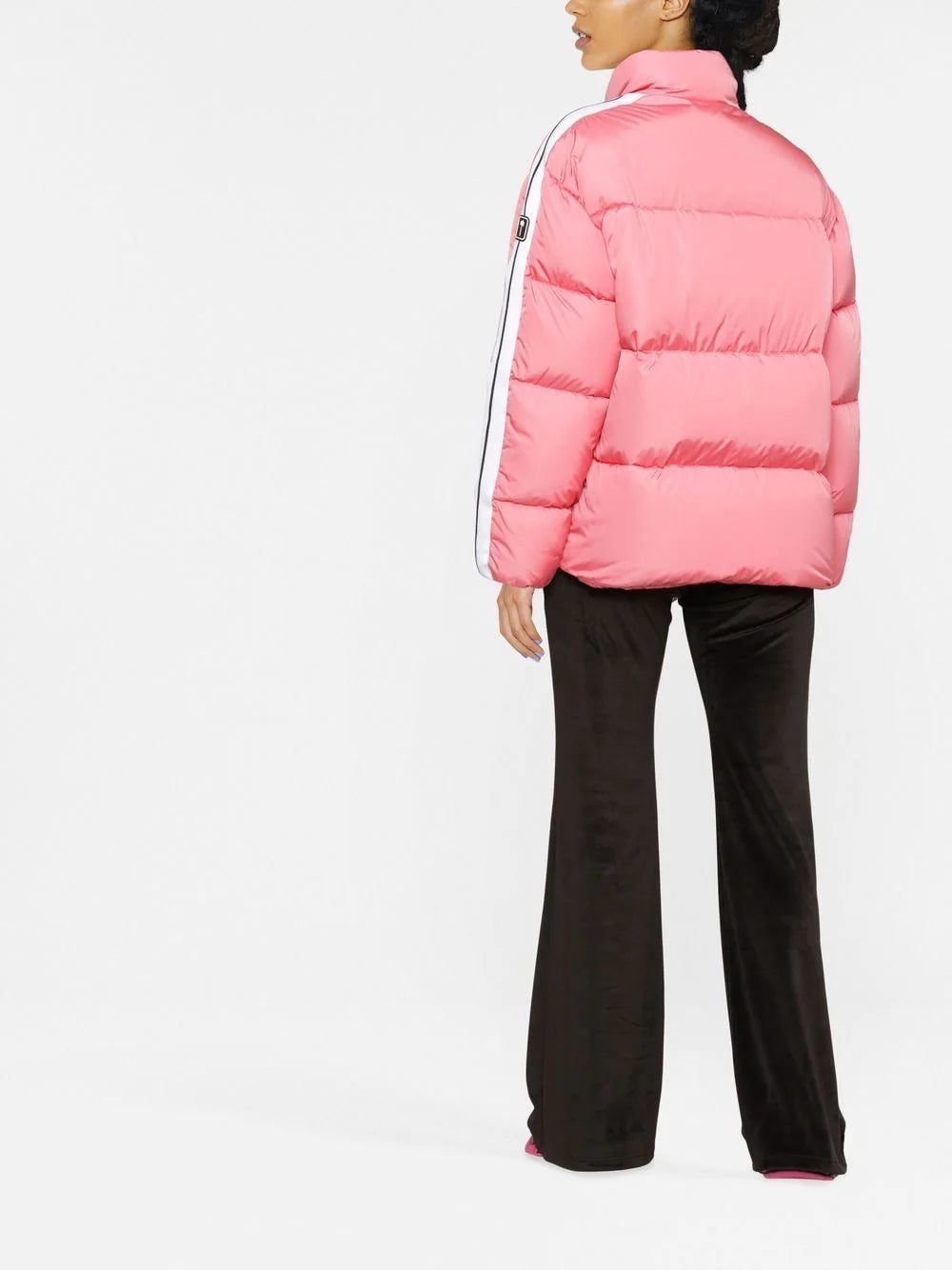 Palm Angels side-stripe puffer jacket - Image 4