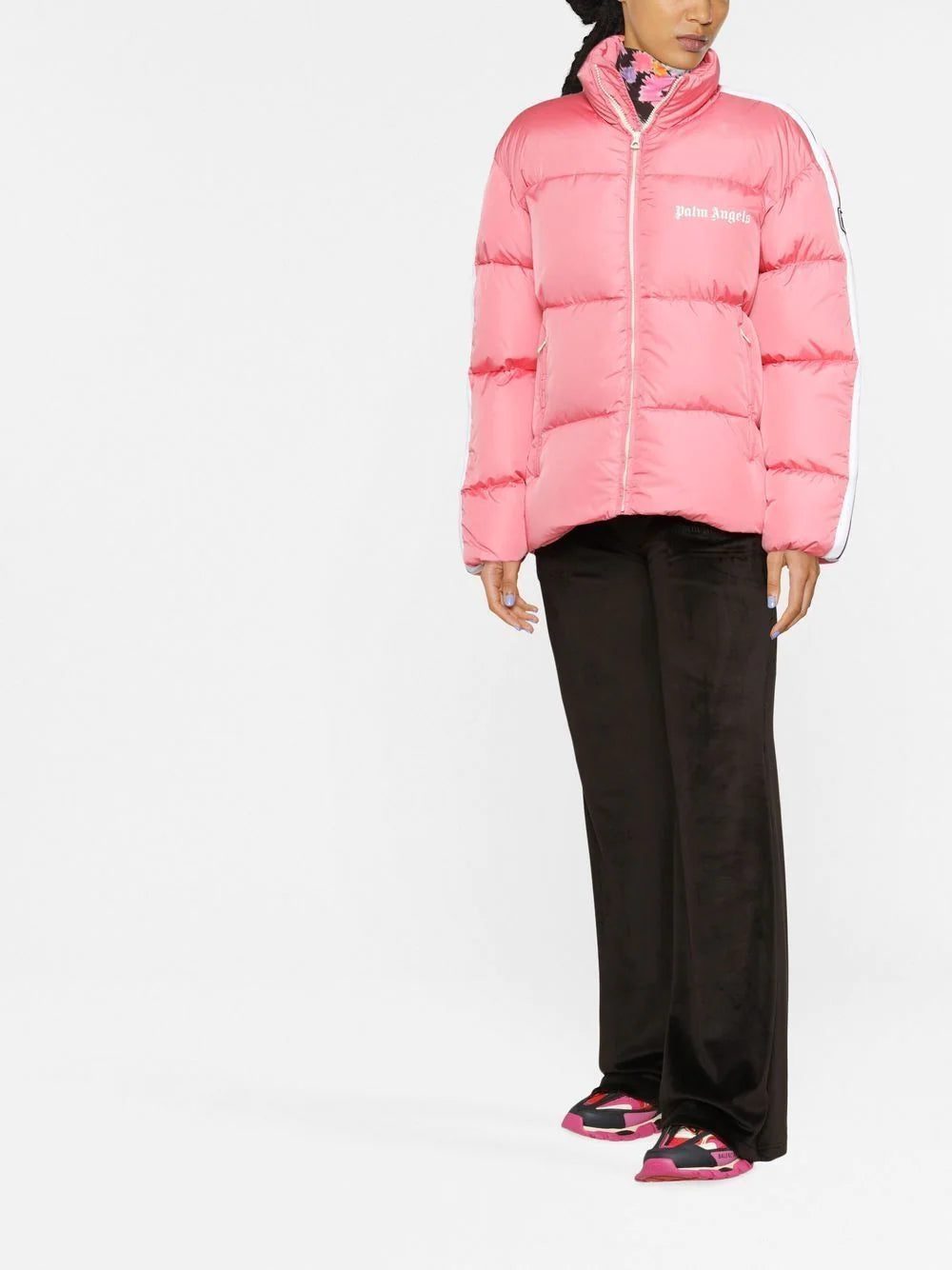 Palm Angels side-stripe puffer jacket - Image 2