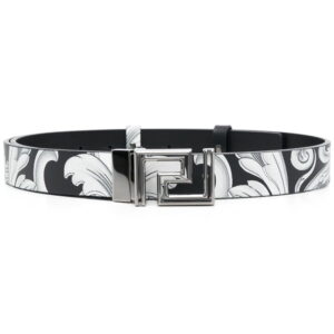 Versace graphic-print belt