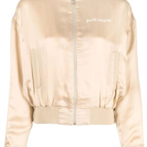 Palm Angels  striped bomber jacket