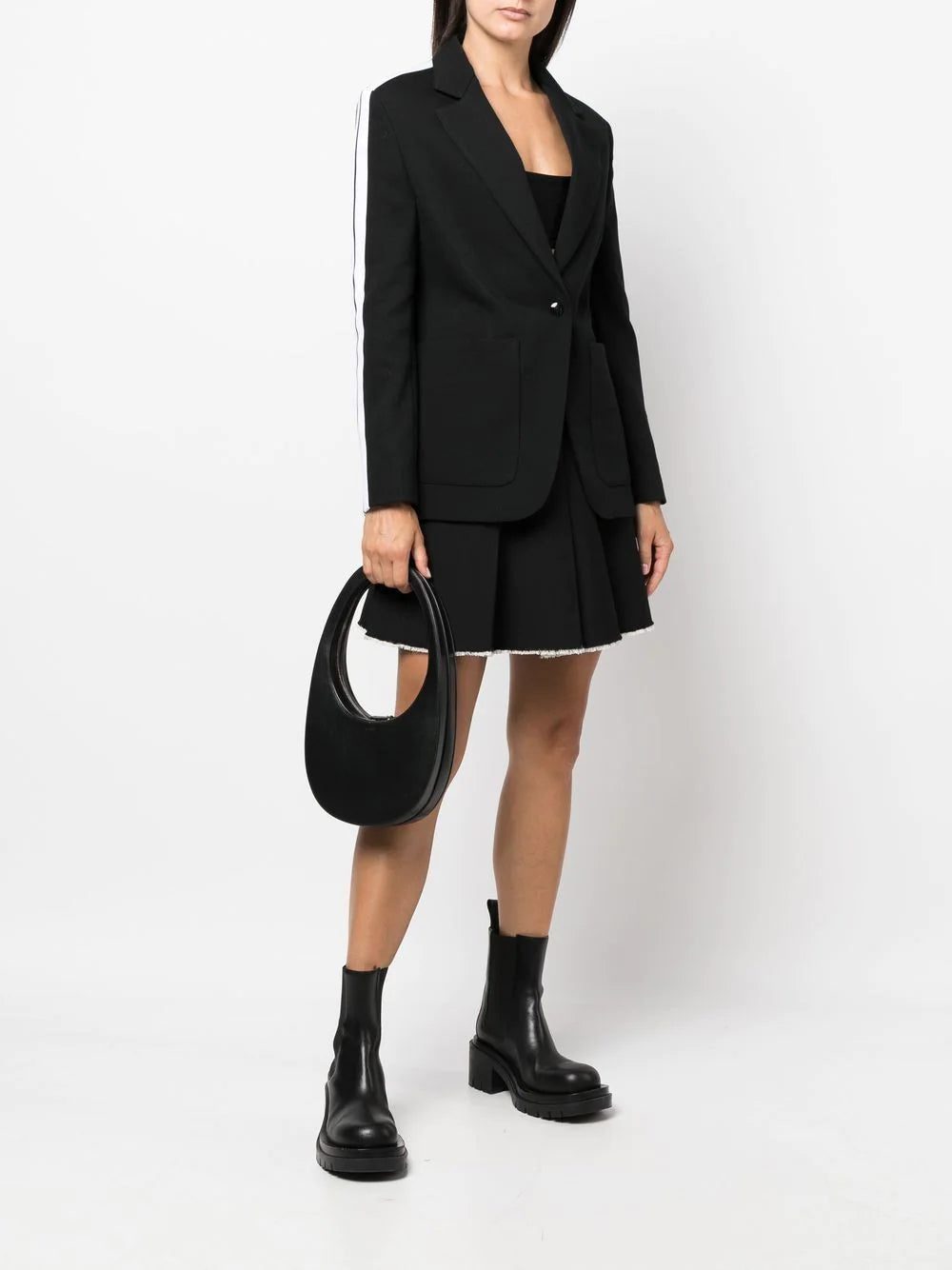 Palm Angels side stripes single-breasted blazer - Image 2