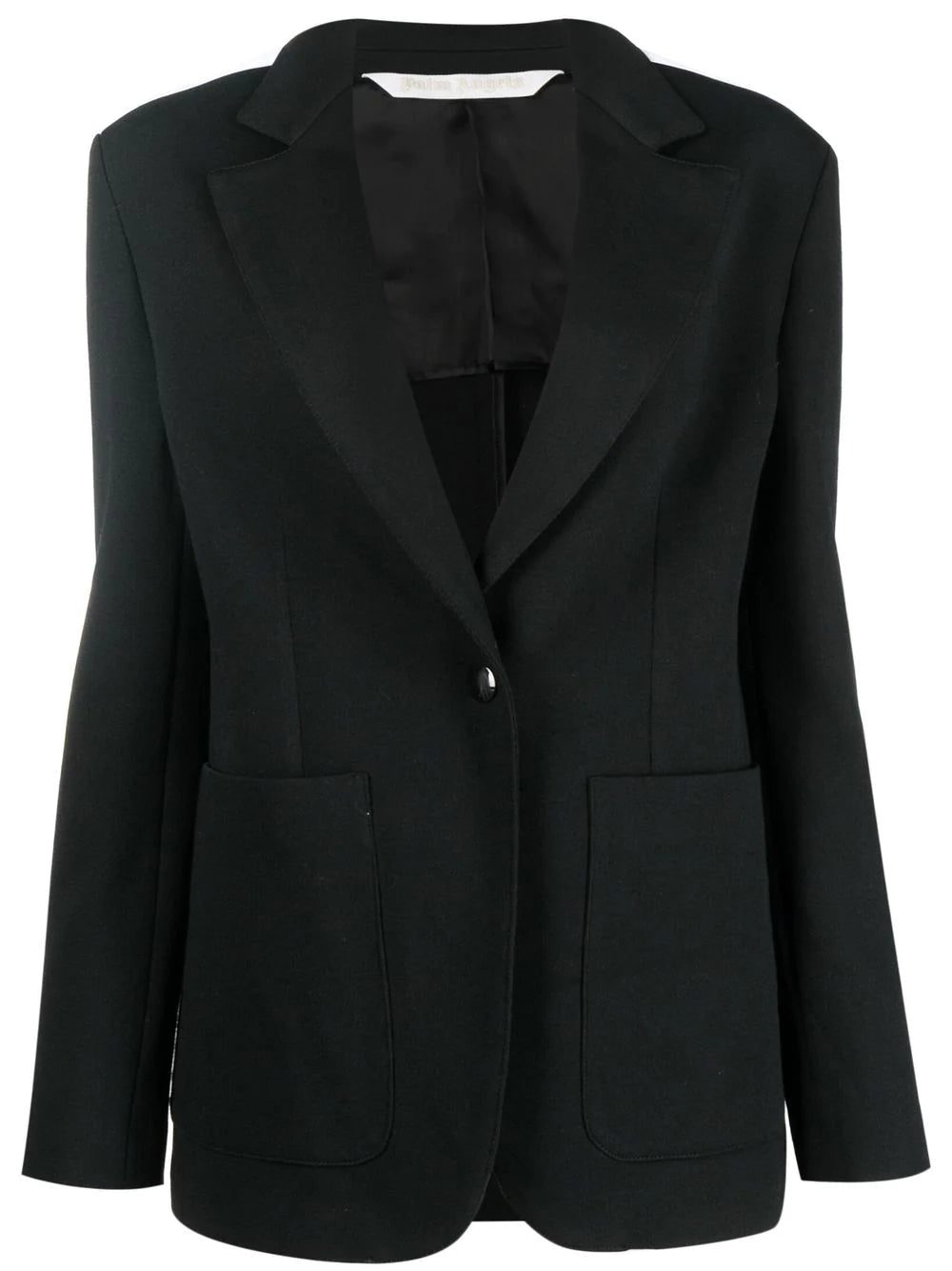 Palm Angels side stripes single-breasted blazer