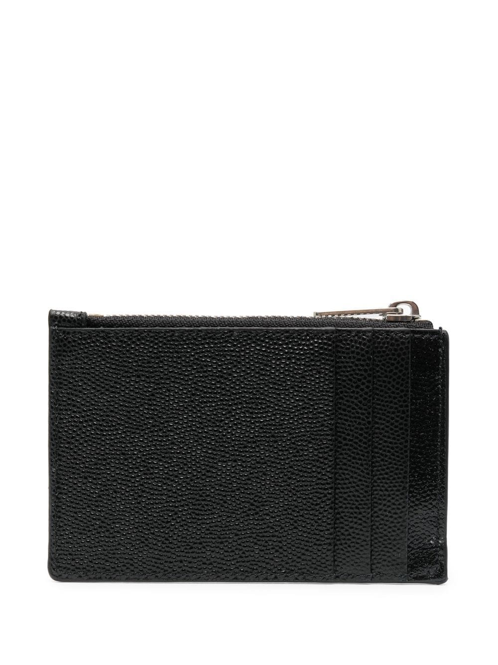 Palm Angels Gothic logo-print zipped cardholder - Image 2