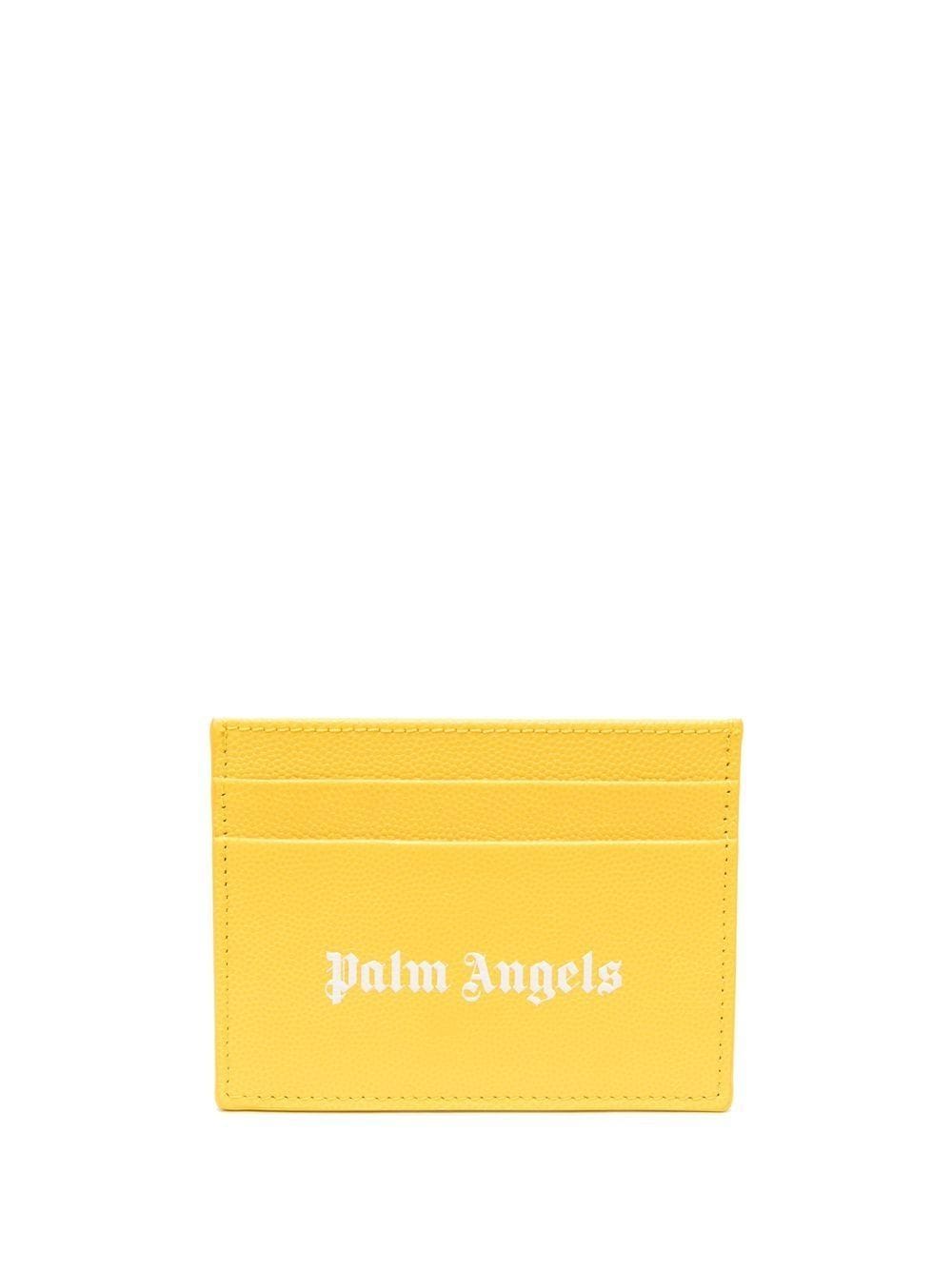 Palm Angels Gothic logo-print cardholder