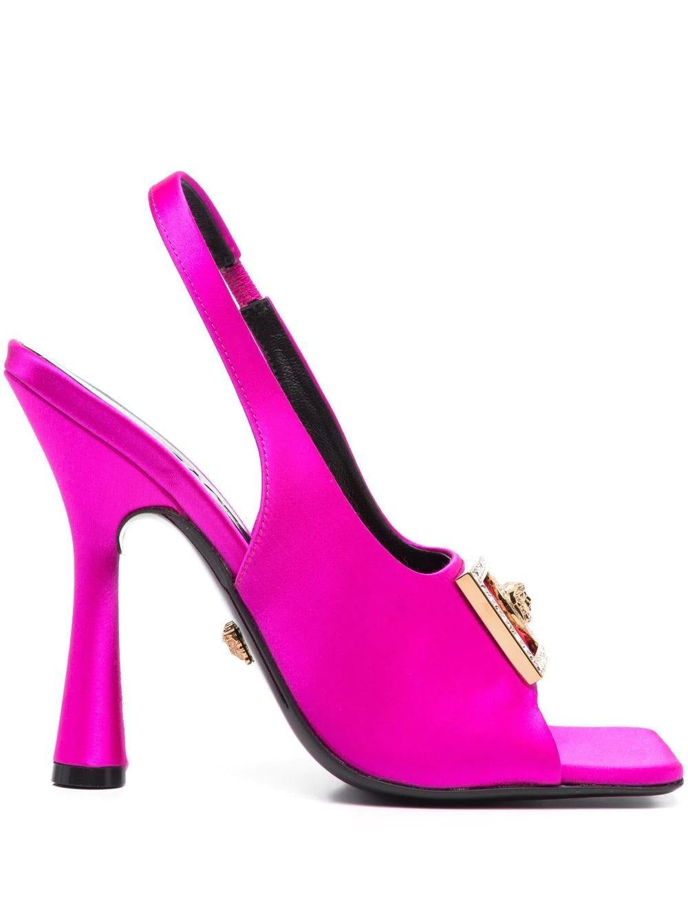 Versace medusa-plaque slingback sandals