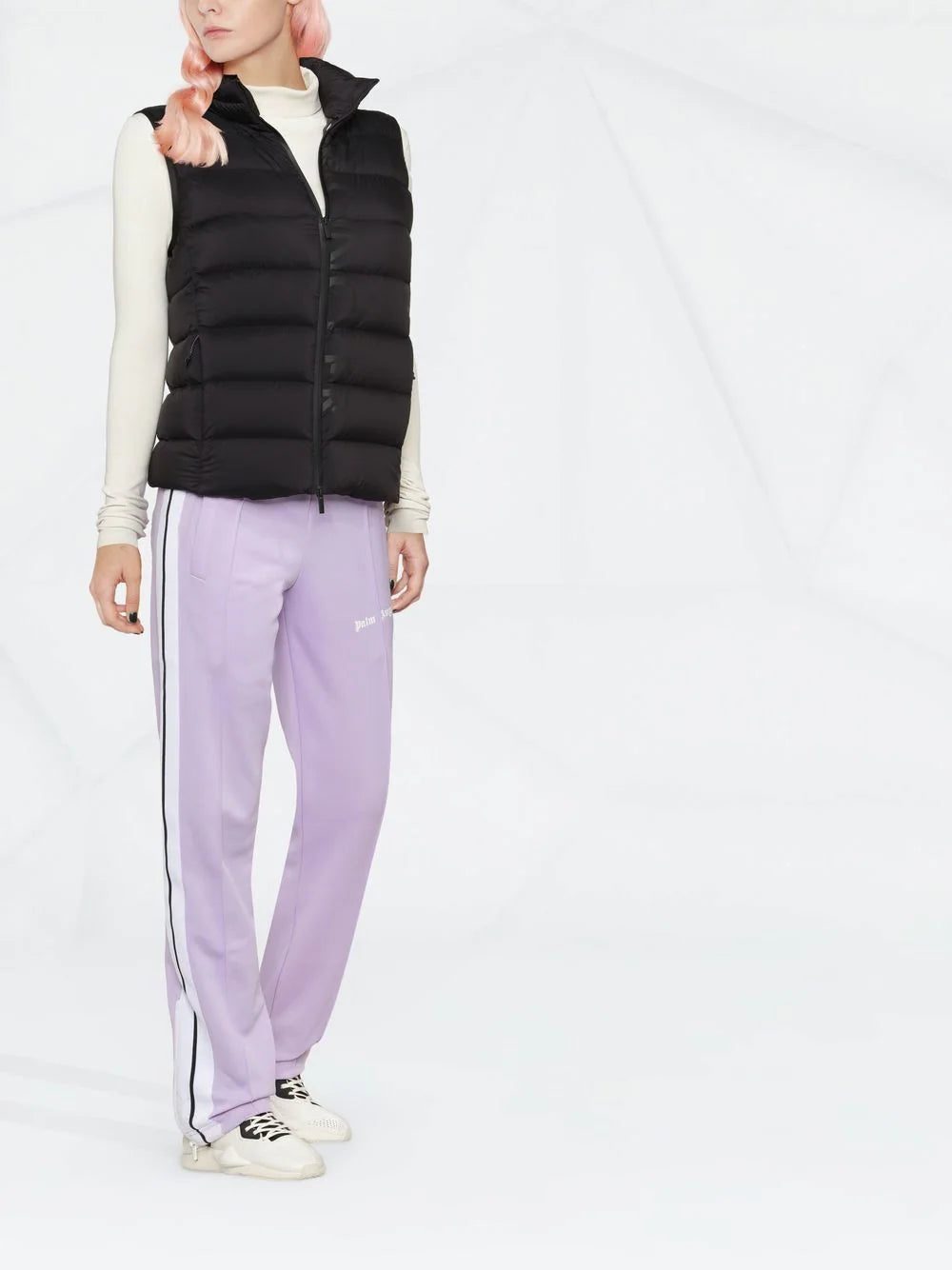 Moncler logo-print padded gilet - Image 2