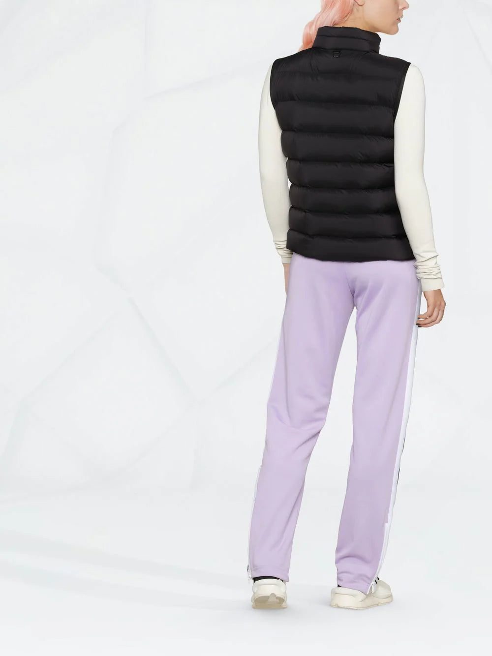 Moncler logo-print padded gilet - Image 3