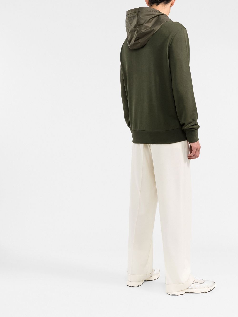 Moncler panelled cotton hoodie - Image 4