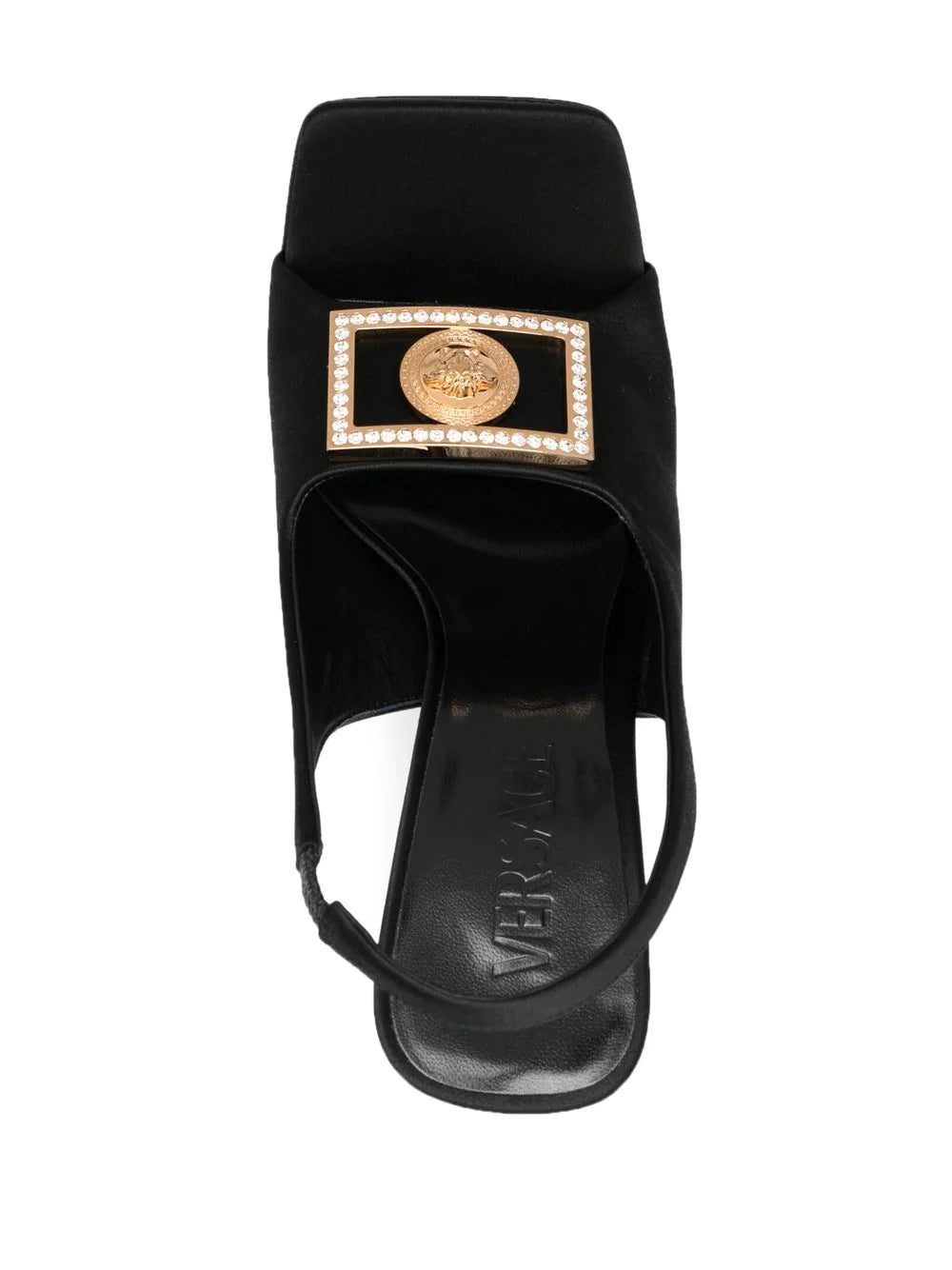 Versace medusa-plaque slingback sandals - Image 4