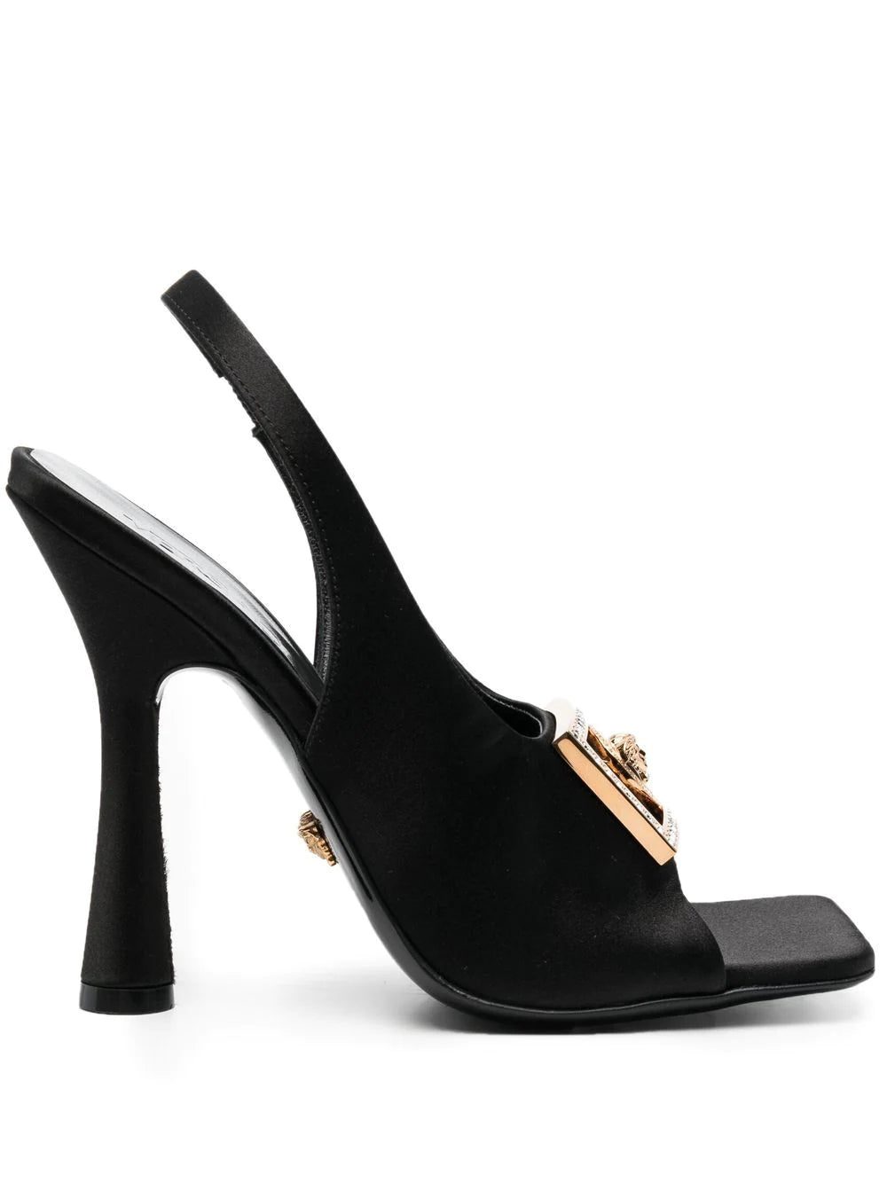 Versace medusa-plaque slingback sandals
