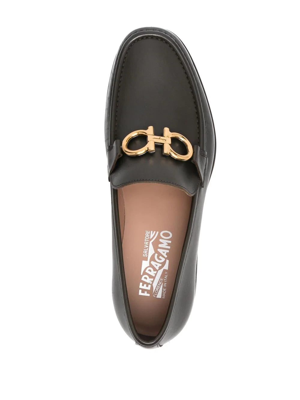 Ferragamo gancini-buckle leather loafers - Image 4