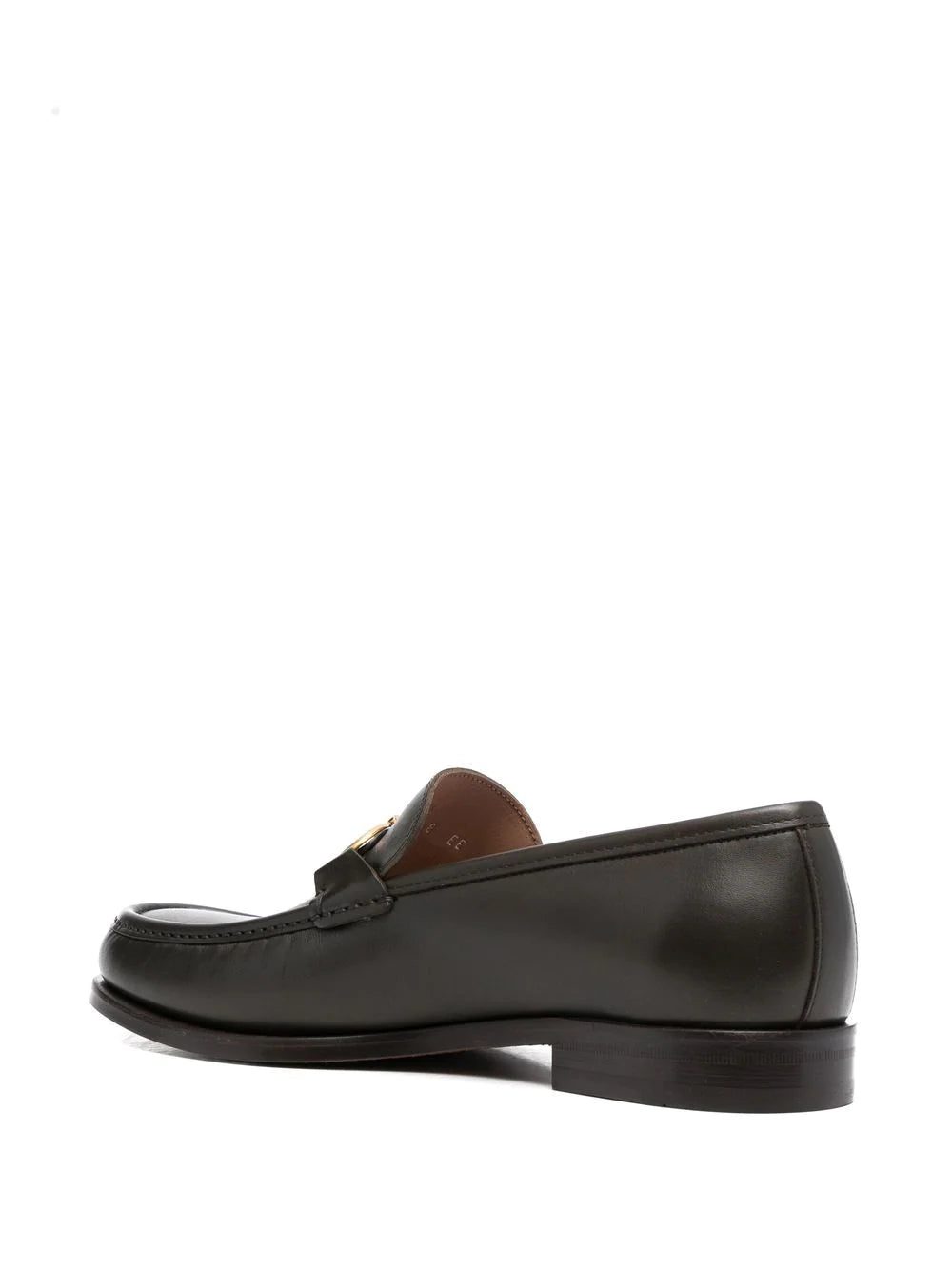 Ferragamo gancini-buckle leather loafers - Image 3