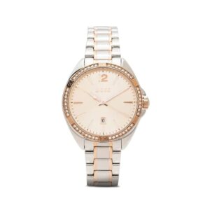 BOSS  Felina linked crystal-embellished watch