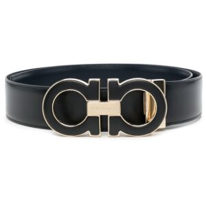 Ferragamo Gancini-logo leather belt
