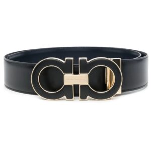Ferragamo Gancini-logo leather belt