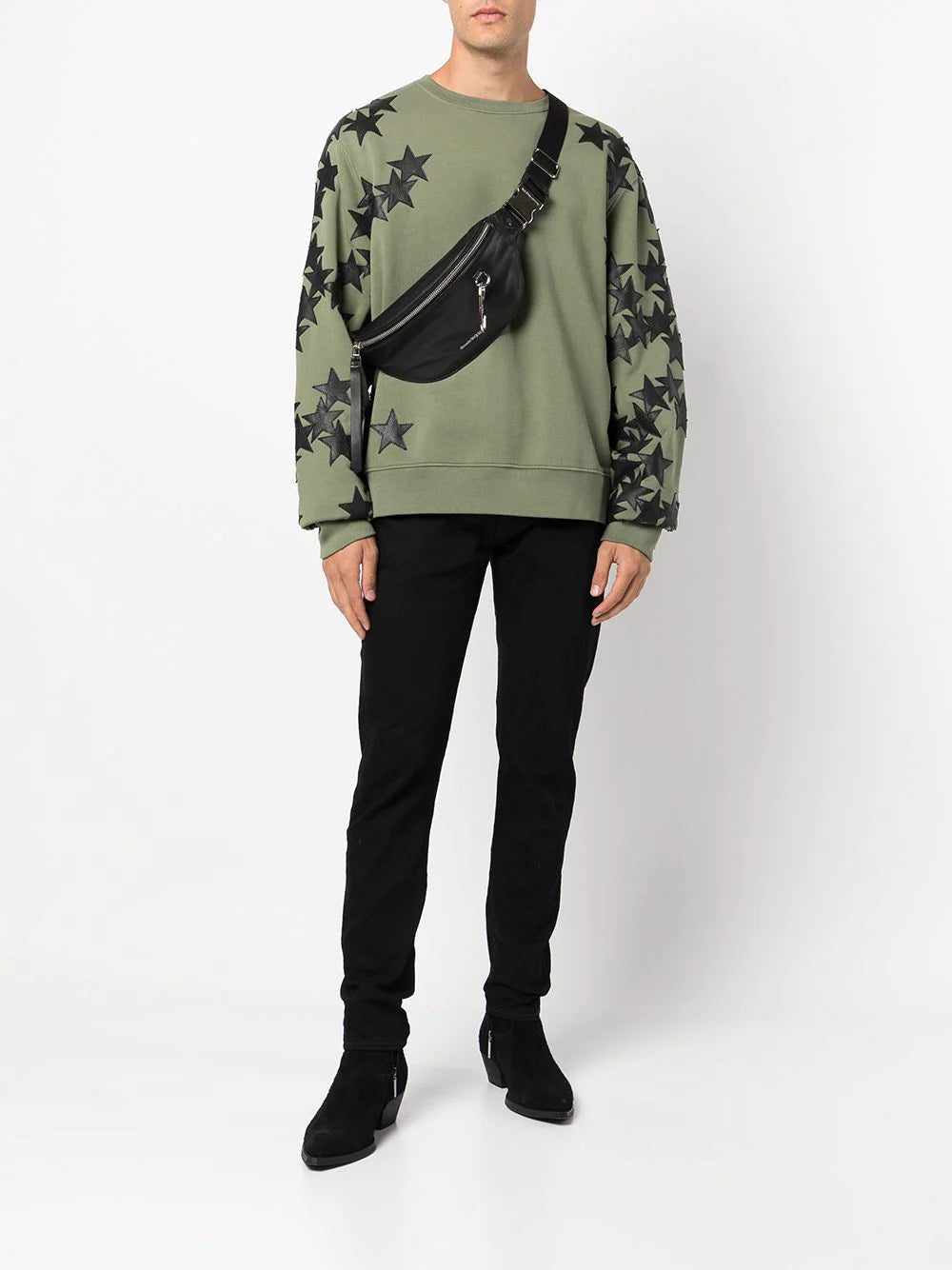 AMIRI star-patch long-sleeve sweatshirt - Image 2