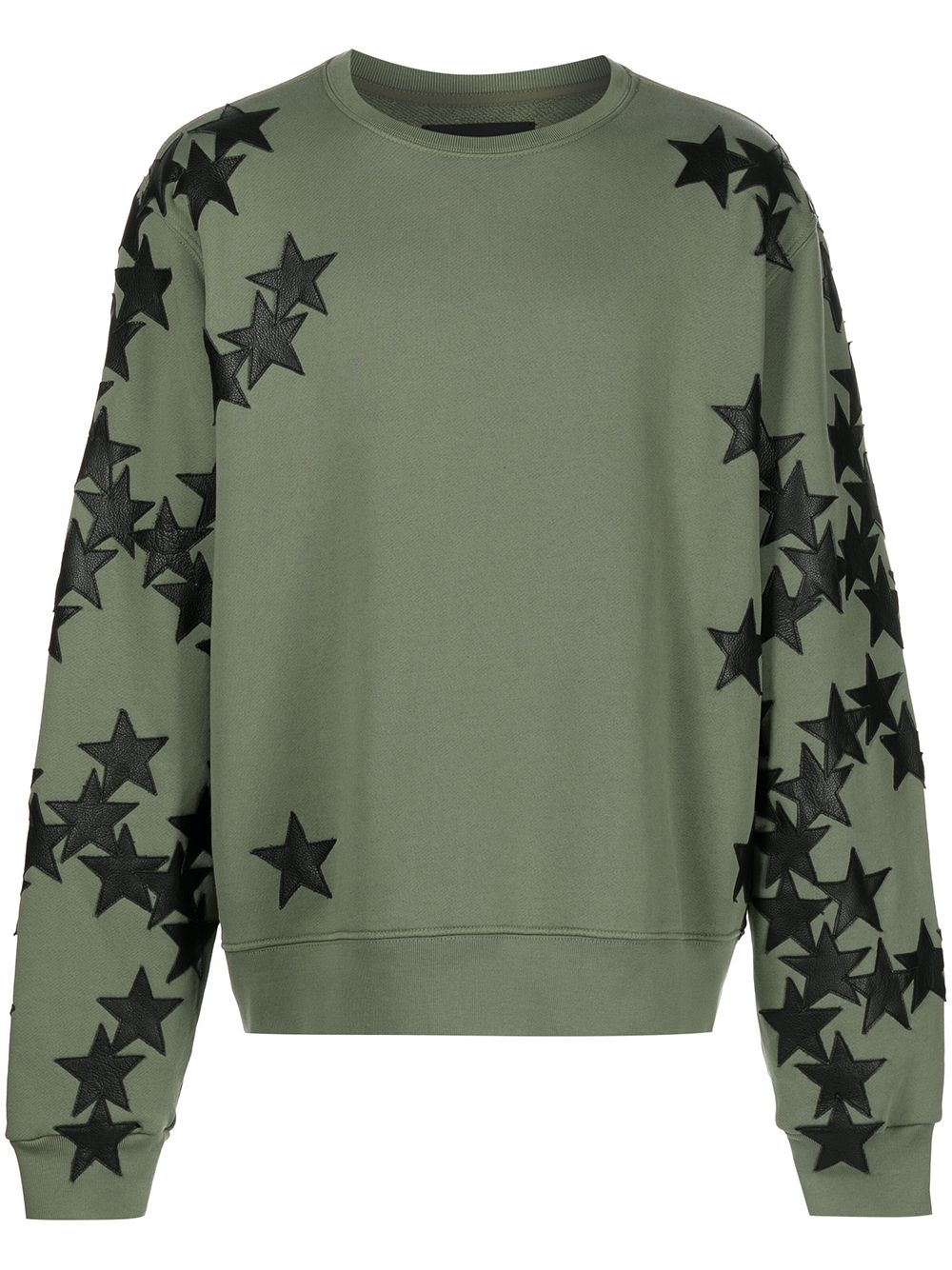 AMIRI star-patch long-sleeve sweatshirt