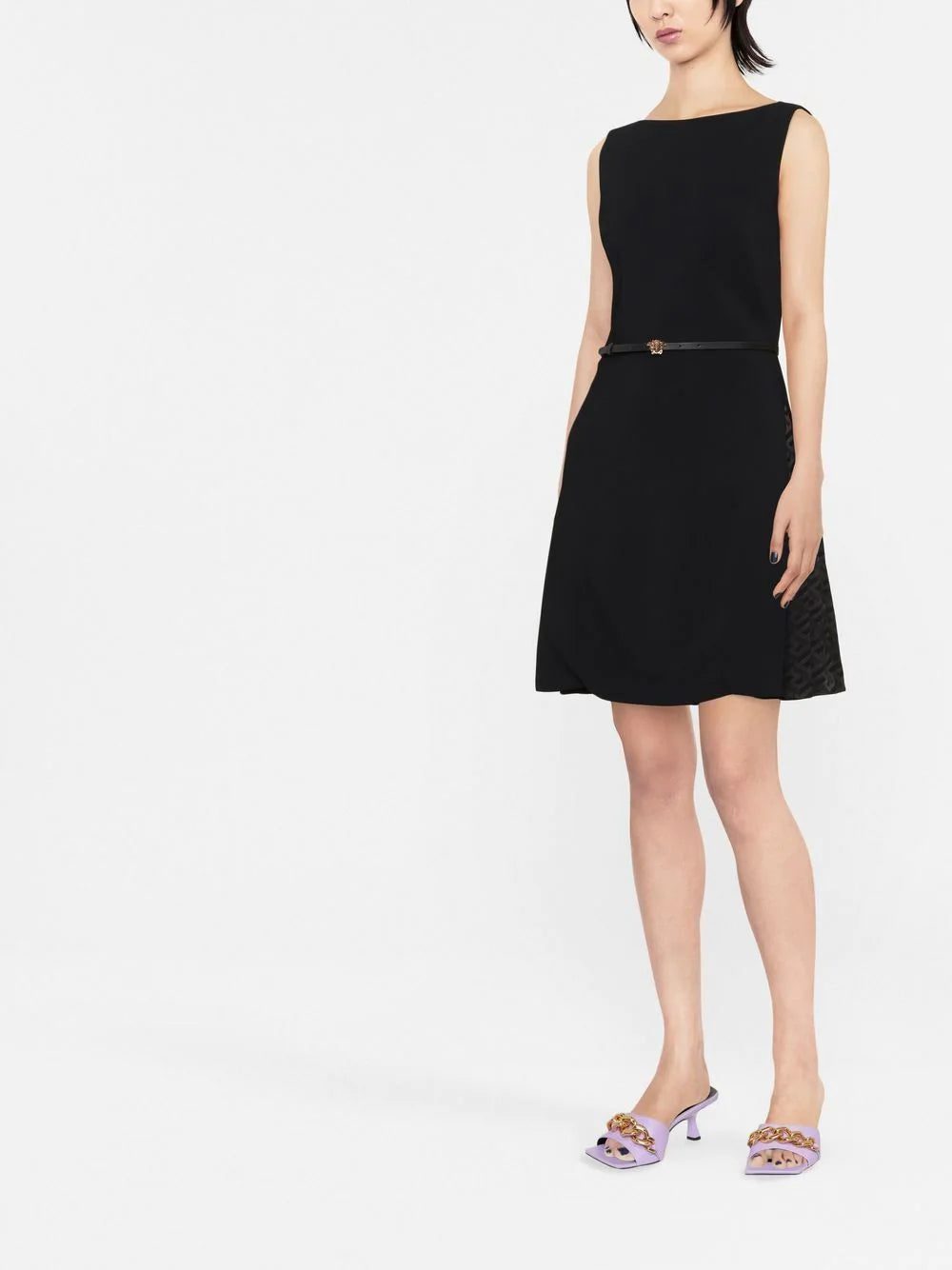 Versace Medusa-belt mini dress - Image 2