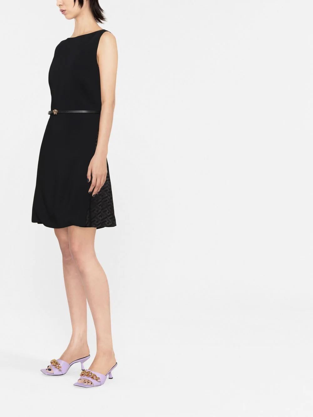 Versace Medusa-belt mini dress - Image 4